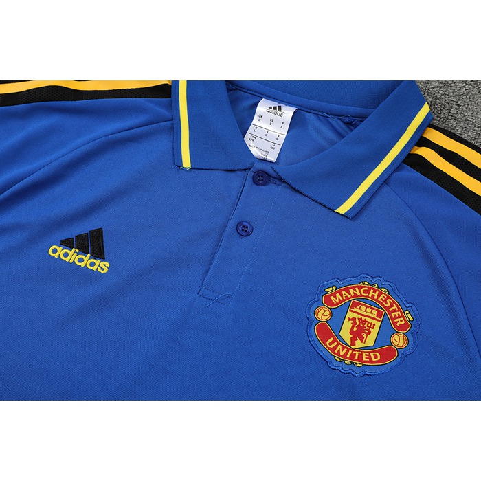 Camiseta Polo del Manchester United 22-23 Azul - Haga un click en la imagen para cerrar